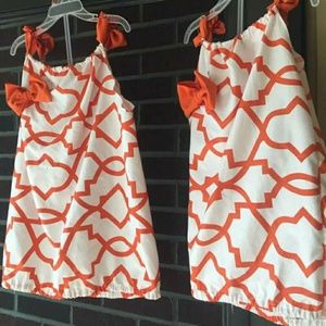 Matching little girls Dresses